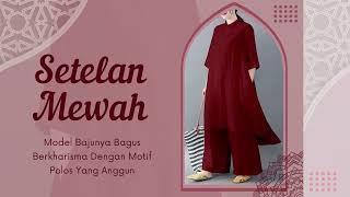 Setelan Tunik Celana Kulot Paling Gemes Oversize #fashionable #setelantunik #setelanwanita