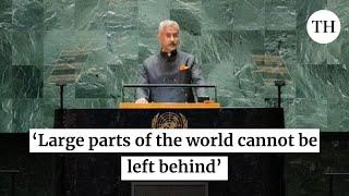 ‘Large parts of the world cannot be left behind’ | Watch MEA S. Jaishankar's full speech at the UNGA