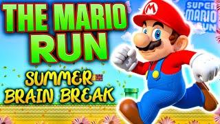 Mario Run | Summer Brain Break | Mario Yoga | GoNoodle | Mario Run Challenge