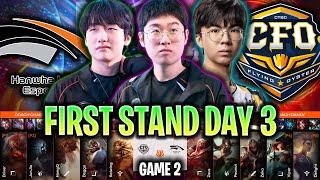 ZEUS VLADIMIR AND ZEKA ZED IN FIRST STAND! - HLE vs CFO GAME 2 FIRST STAND 2025 DAY 3