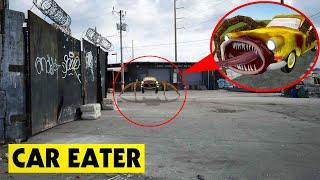 DON'T GO TO THE JUNKYARD IN REAL LIFE OR THE CAR EATER WILL APPEAR! | THE CAR EATER