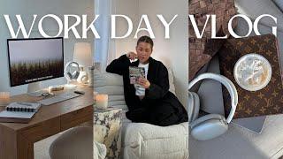 FULL WORK DAY IN MY LIFE | productive day, chill evening & cooking dinner