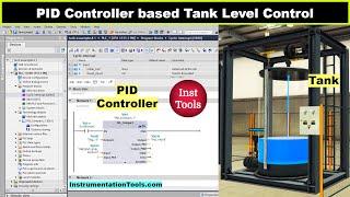 PID Controller based Tank Level Control - PLC and FactoryIO