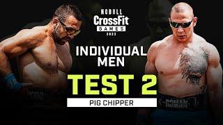 Pig Chipper — Men's Test 2— 2023 NOBULL CrossFit Games