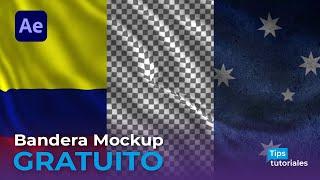 Bandera mockup gratis  mega After Effects️