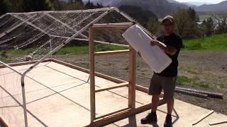 Carport Frame Chicken Tractor Build