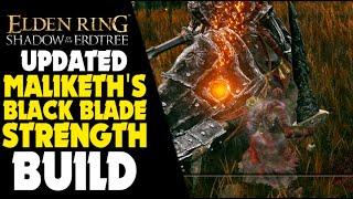 ELDEN RING | UPDATED MALIKETH'S BLACK BLADE STR / ARC BUILD (Elden Ring PS5 Gameplay) #Elden Ring