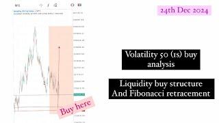 BUY SIGNAL FOR VOLATILITY 50 (1s) USING LIQUIDITY SETUP