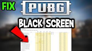 PUBG – How to Fix Black Screen & Stuck on Loading Screen