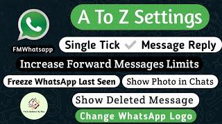 FM WhatsApp All Settings & Features | Technical Rex