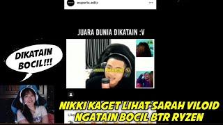 NIKKI KAGET LIHAT SARAH VILOID NGATAIN BOCIL BTR RYZEN EKSPRESINYA KOCAK