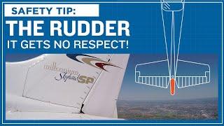 ASI Safety Tip: The Rudder - It Gets No Respect!