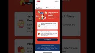 CARA DAFTAR SHOPEE AFFILIATE TERBARU 2024