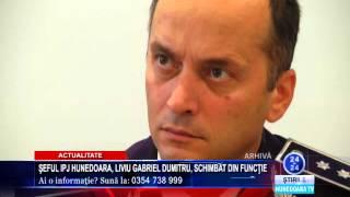 ŞEFUL IPJ HUNEDOARA, LIVIU GABRIEL DUMITRU, SCHIMBAT DIN FUNCŢIE