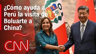 Los objetivos de la visita de la presidenta de Perú a China