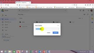 4 إنشاء ملف جديد على جوجل درايف