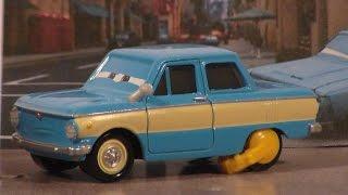 VLADIMIR TRUNKOV WITH CAR BOOT, NEW 2017 CARS 2 MATTEL DISNEY PIXAR DIECAST UNBOXING REVIEW