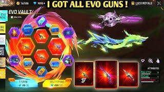 I GOT ALL GUN SKIN FROM EVO VAULT| FREE FIRE NEW EVENT|FF NEW EVENT TODAY|NEW FF EVENT|FREE FIRE MAX