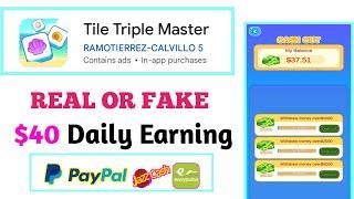 Tile Triple Master Real Or Fake I Tile Triple Master Withdrawal I Tile Triple Master Legit Or Not