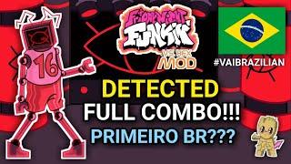 PRIMEIRO FC BRASILEIRO? - DETECTED (FULL COMBO!!!) - FNF VS HEX MOD THE WEEKEND UPDATE