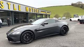 2021 ASTON MARTIN V8 VANTAGE 4.0 Grey Coupe with Carbon for sale Castle Motors