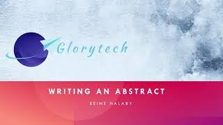 Writing and abstract from Glorytech(Reine Halaby)