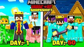 100 Days in SHAPESHIFTING Hardcore Minecraft 