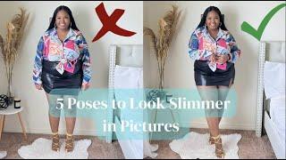 POSES TO LOOK SLIM IN PHOTOS | CONFIDENTLY SLAY | PLUS SIZE | CURVY | 2022 | HOW TO POSE