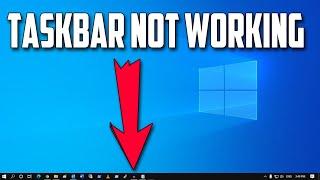 How To Fix Taskbar Not Working in Windows 10
