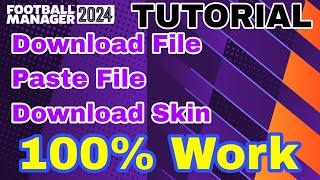 Tutorial How to Download and Install Save data Football Manager 2024 Mobile 100% Successful