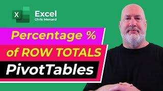 Excel PivotTable - Percentage of Row Totals and Five Awesome Tips