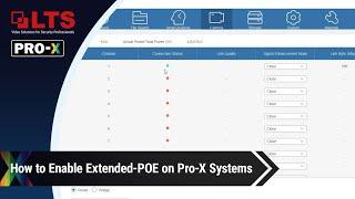 How to Enable Extended-POE on Pro-X systems