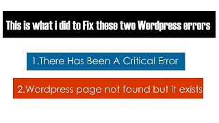 There Has Been A Critical Error WordPress Quick Fix 2023