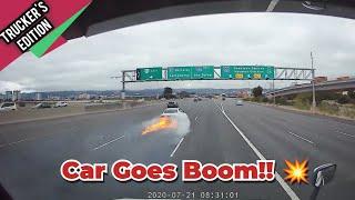 Truckers Edition Nó 104-Road Rage ,Bad Drivers, Brake Checks, Dashcam caught | Instant karma