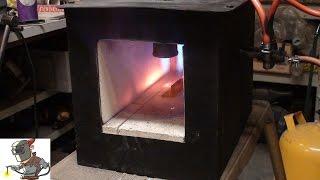 building a propane gas forge for blacksmithing