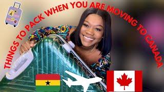 ESSENTIAL THINGS TO PACK WHEN YOU ARE MOVING TO CANADA  | COMPLETE TRAVEL LIST | #canada #travel