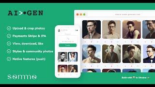 AI Avatar Generator template demo by Sommo