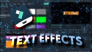 Moving Text Effect (Texture Flux) || Filmora Tutorial