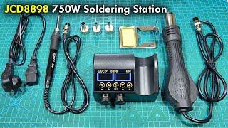 JCD 8898 2 in 1 750W Soldering Station Unboxing and Test