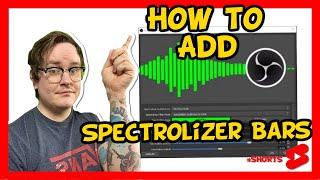 How to Set up The Obs Studio PlugIn Spectralizer  #Shorts