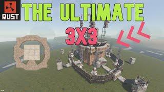 Rust - The Ultimate 3x3  | small group/clan base - [Rust Base Design 2020]
