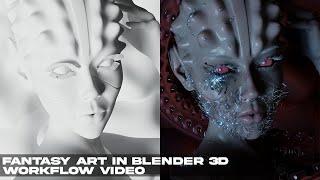 DAZ 3D TO BLENDER: FANTASY ART WORKFLOW VIDEO