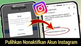 Cara Memulihkan Akun Instagram yang Dinonaktifkan | Metode Baru 2024