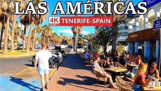 TENERIFE - LAS AMÉRICAS | What is the Vibe like in these places?  4K Walk ● February 2025