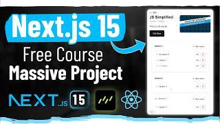 Build A Course Platform LMS With Next.js 15, React 19, Stripe, Drizzle, Shadcn, Postgres