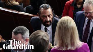 US House speaker ejects Texas congressman Al Green during Trump speech