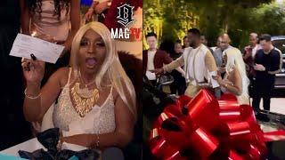 Diddy Surprises Mom Janice With $1M & Bentley SUV For Her 80th B-Day! 