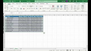 How to create a searchable database in Excel