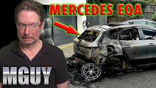 Mercedes EQA BURNS to ground - MGUY EV News 27 October 2024 | MGUY Australia