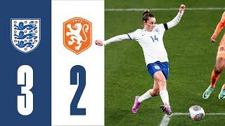 England 3-2 Netherlands | Lionesses Complete INCREDIBLE Second Half Comeback! | Highlights